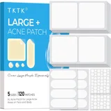 TKTK Hydrocolloid Bandages, 45 x 45 mm Large Pimple Patches, 120 patches