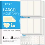 TKTK Large Pimple Patches for Face and Body, 68 x 27 mm